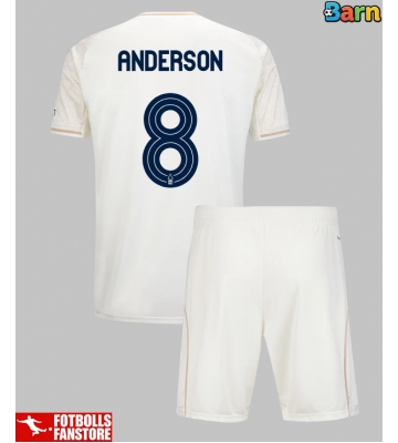 Nottingham Forest Elliot Anderson #8 Bortatröja Barn 2025-26 Kortärmad (+ Korta byxor)